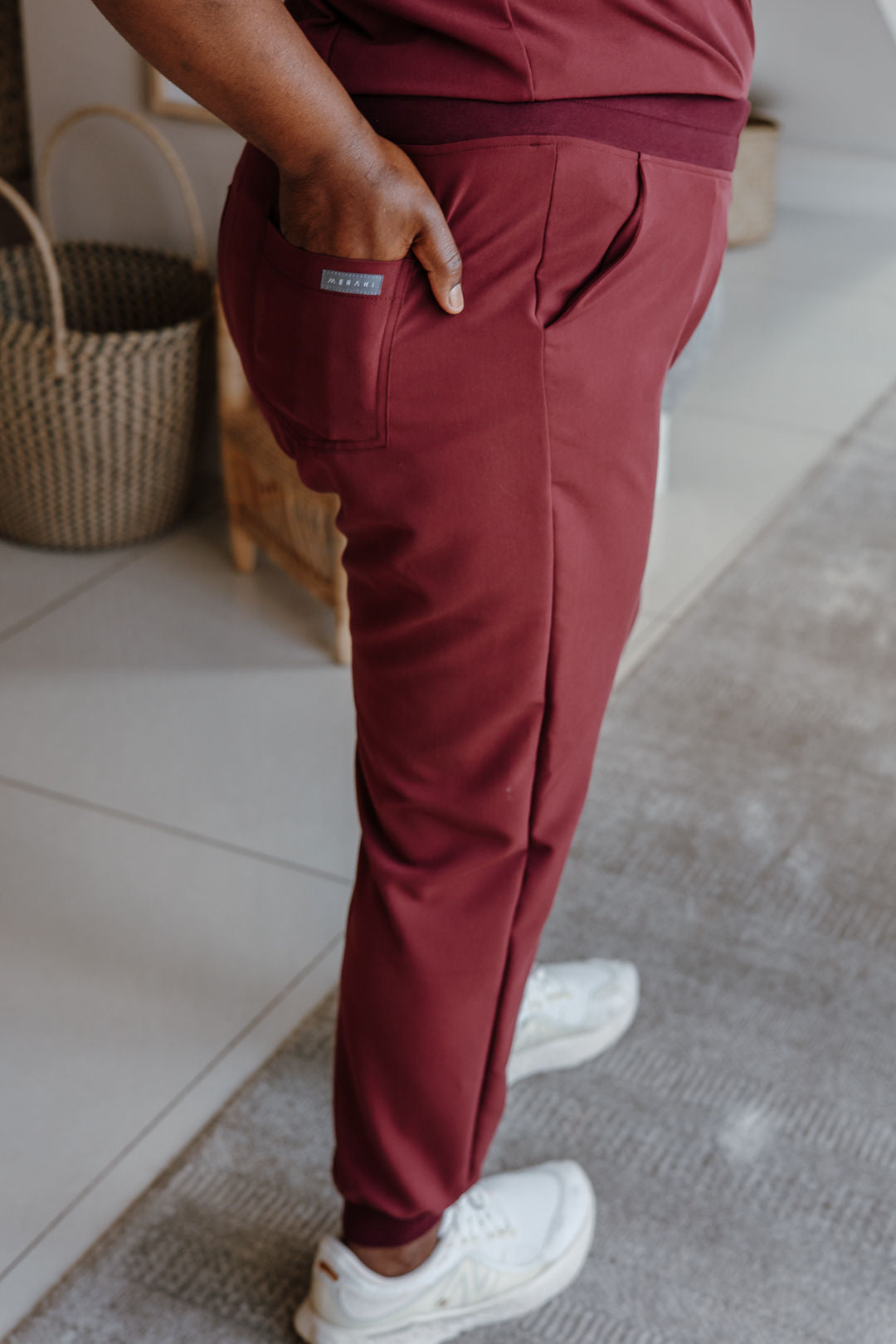The Ladies Workwear Jogger - Burgundy