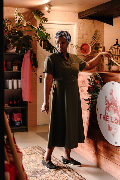 The Graca Women's Workwear Dress - Bonsai