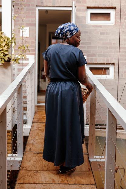 The Rachel Women's Workwear Skirt - Navy