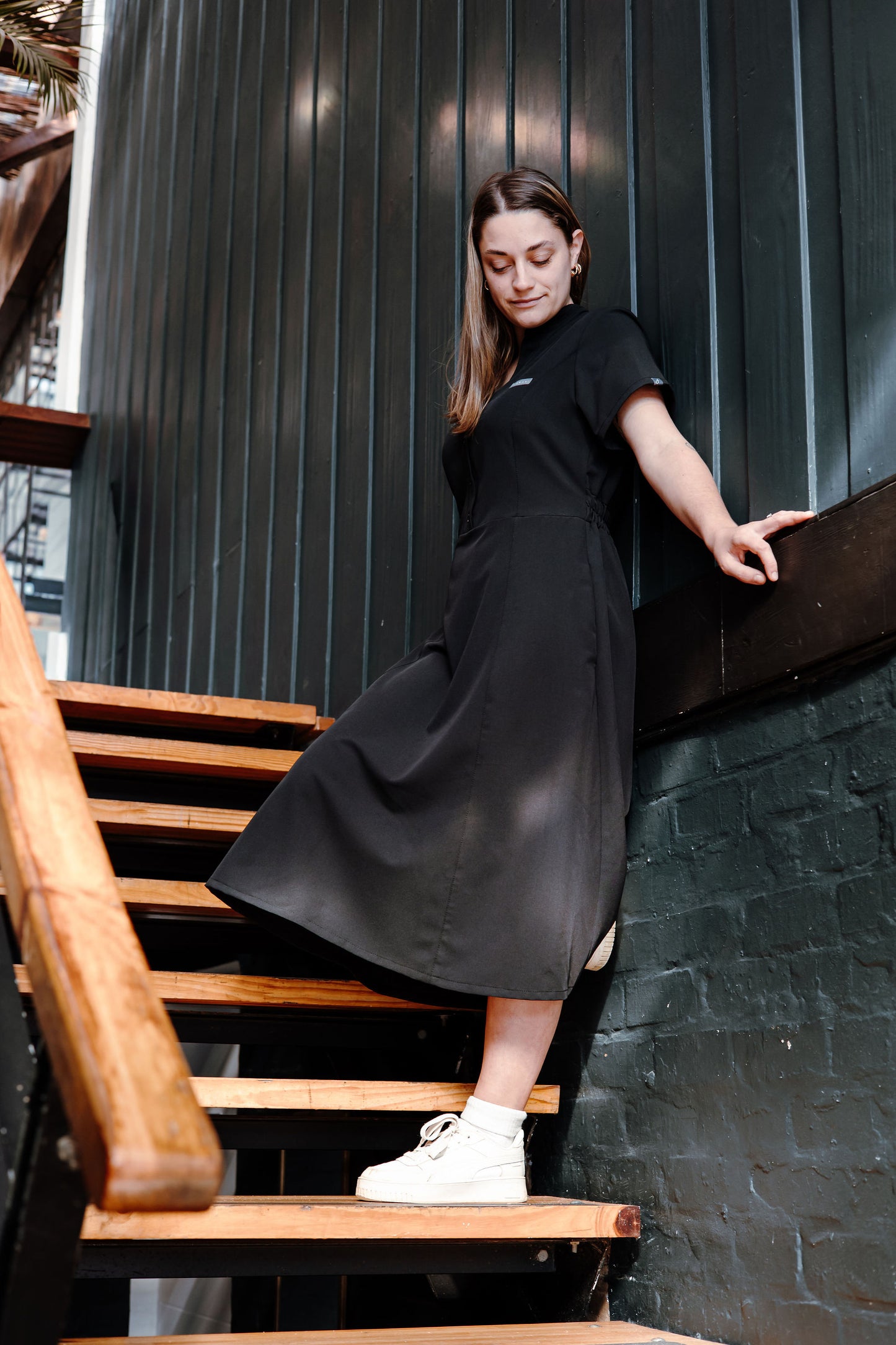 The Graca Women's Workwear Dress - Black