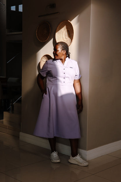 The Graca Women's Workwear Dress - Lilac Infusion