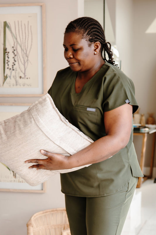 The Thuli Women's Workwear Top - Bonsai